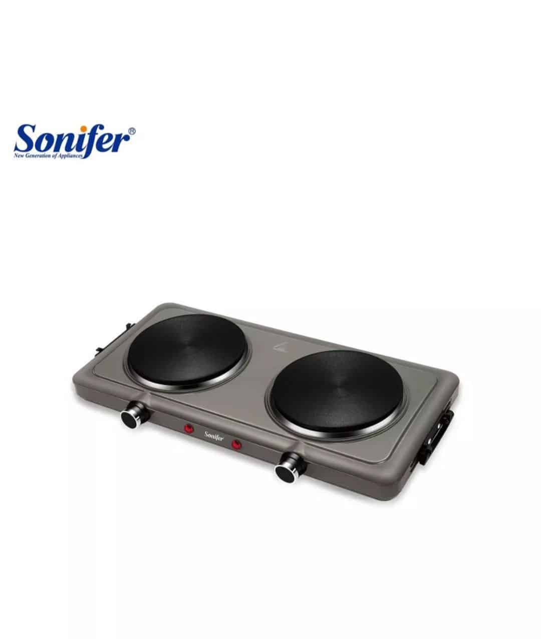 Электрическая плита Sonifer SF-3052 2000W, 2 конфорки