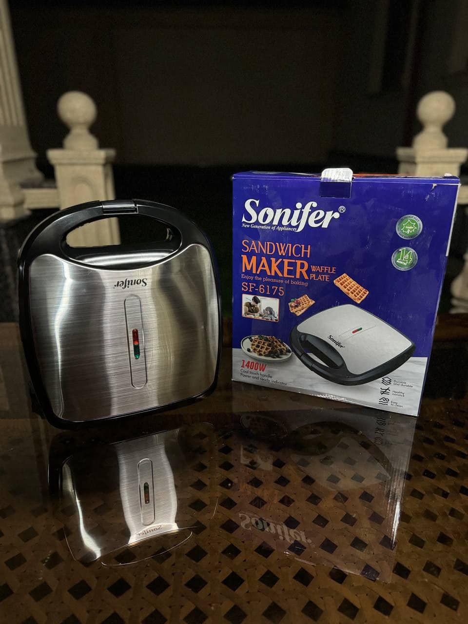 Вафельница-сендвичница-тостер Sonifer SF-6175 1400 Вт