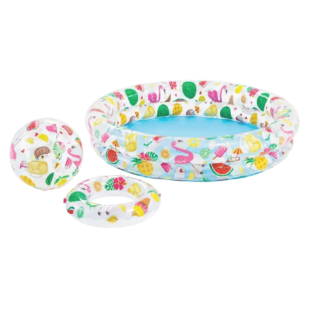 Intex 59460 «Тропики» 122×25 см с кругом и мячом