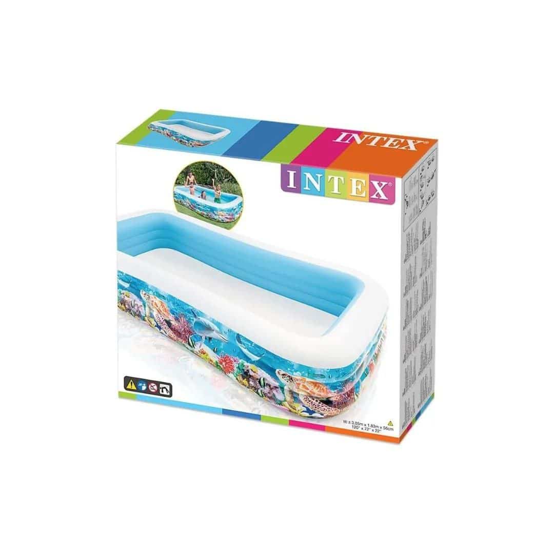 Бассейн INTEX 58485, 3 камеры, 305х183 см