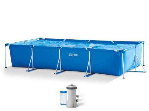 INTEX 28274 Каркасный бассейн 450x220x84 с фильтр-насосом