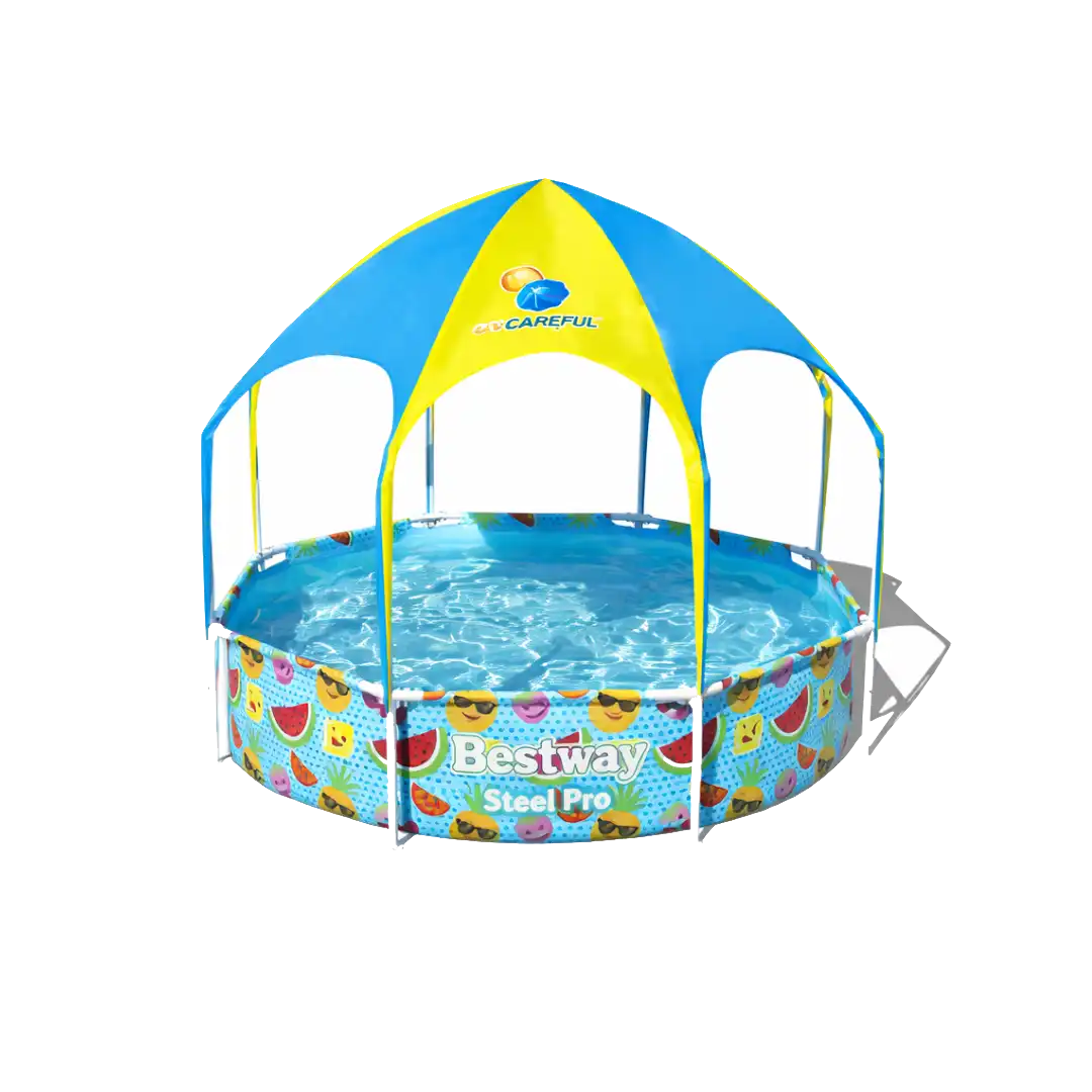 Каркасный бассейн Bestway 56432 244×51 с тентом и душем