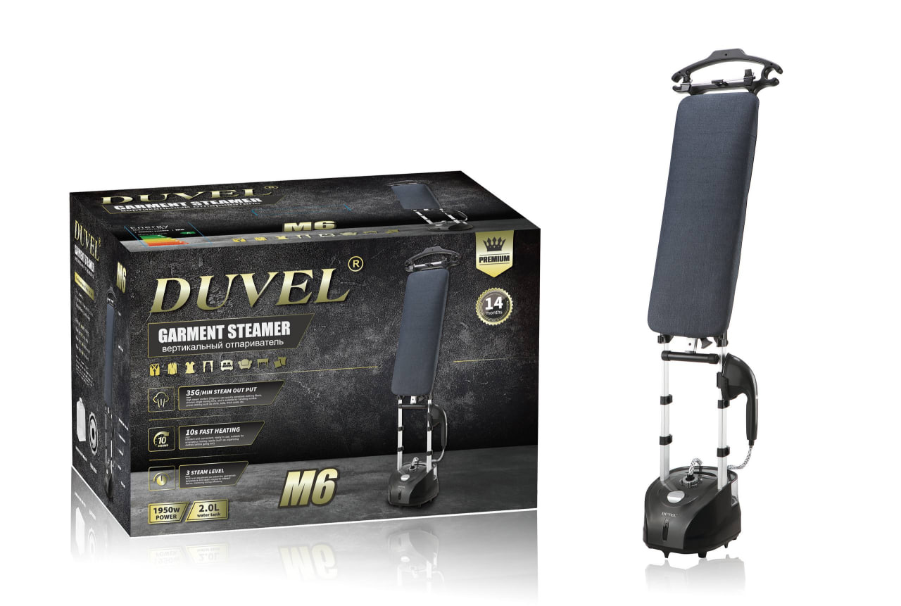 Вертикальный отпариватель DUVEL M6 2 л мощный